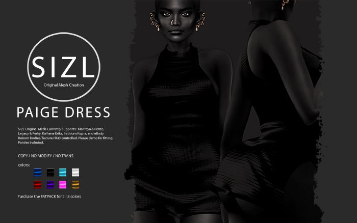 SIZL PAIGE DRESS - FATPACK