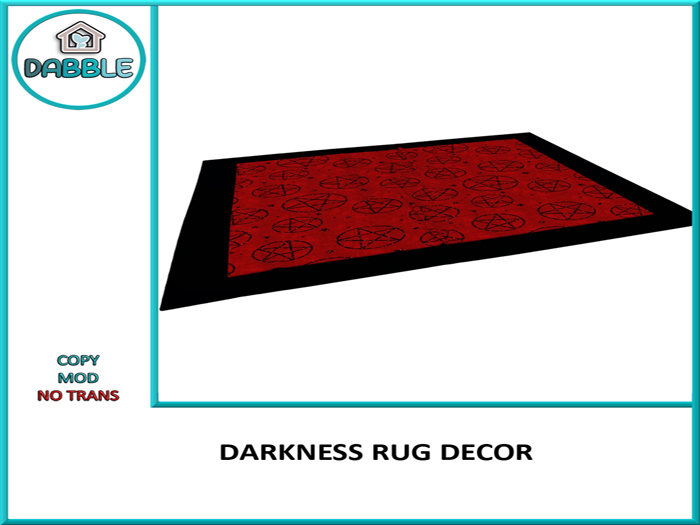 DB DARKNESS RUG DECOR  add me