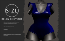 SIZL BELEN BODYSUIT -NAVY