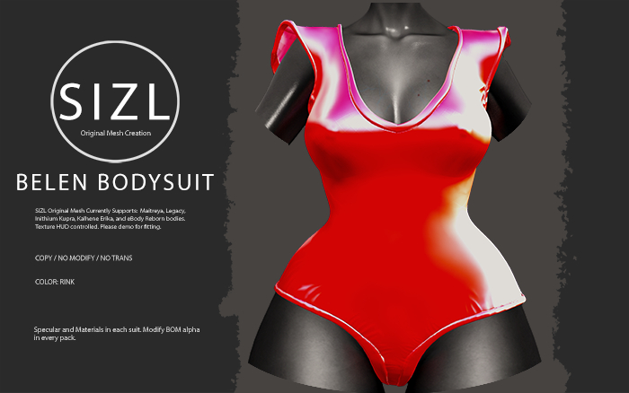 SIZL BELEN BODYSUIT - RINK