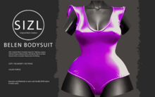SIZL BELEN BODYSUIT - PURP
