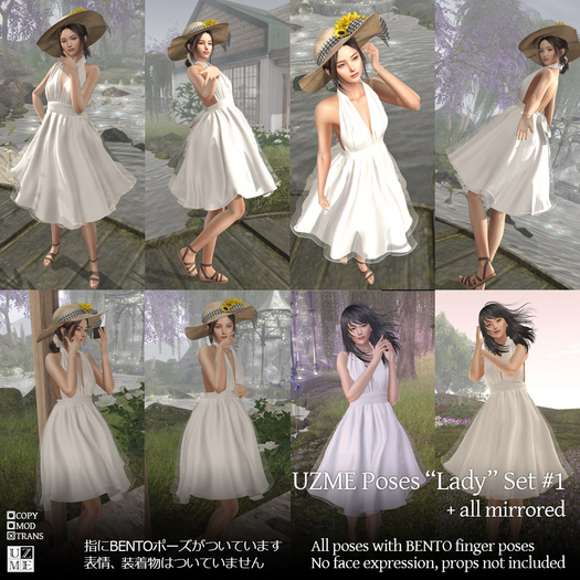 UZME_Poses "Lady #1" Set