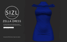 SIZL ZELLA DRESS RBLUE (UNPACK)