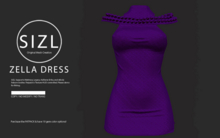 SIZL ZELLA DRESS PURP (UNPACK)