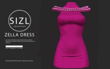 SIZL ZELLA DRESS PINK (UNPACK)