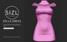 SIZL ZELLA DRESS LPINK (UNPACK)