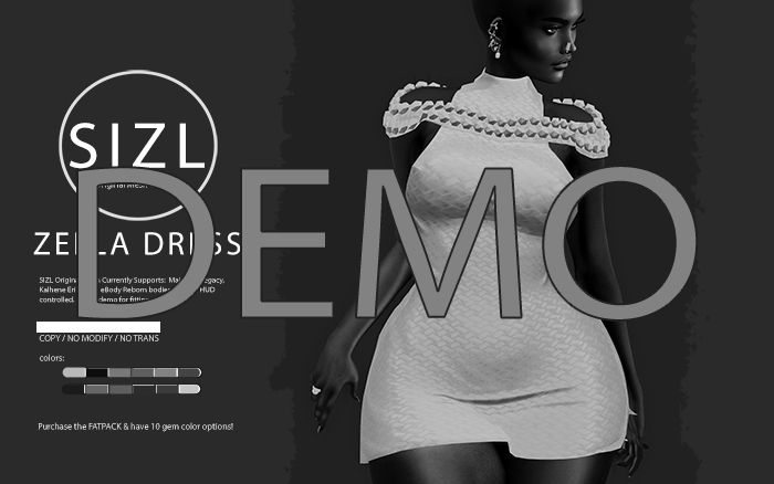 SIZL ZELLA DRESS FATPACK (UNPACK) DEMO