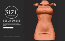 SIZL ZELLA DRESS CORAL (UNPACK)