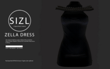 SIZL ZELLA DRESS BLACK (UNPACK)