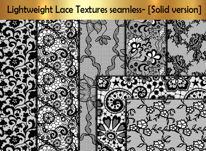 Lightweight Lace Textures - [Solid version] B