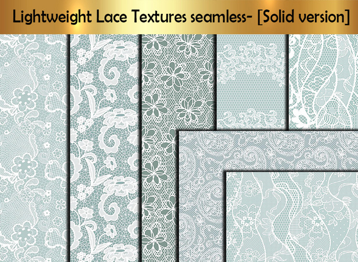 Lightweight Lace Textures - [Solid version] G