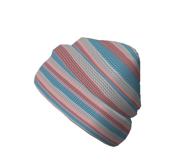 Pastel Stripes Knit Hat