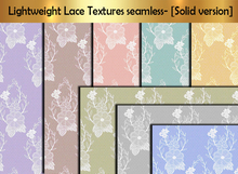 Lightweight Lace Textures - [Solid version] L