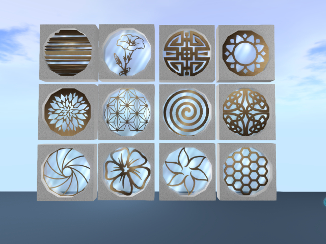 12 Window blocks with grates - FULL PERM