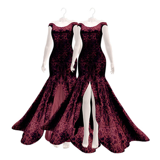 PS Gown_Antique (garnet)