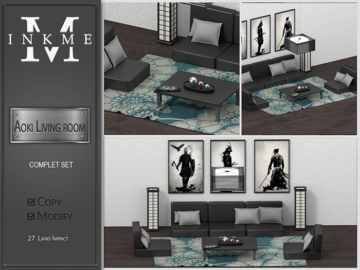 ::InkMe:: Aoki Living Room  FATPACK