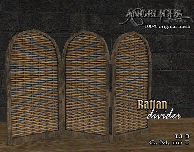 ::ANGELICUS:: Rattan divider