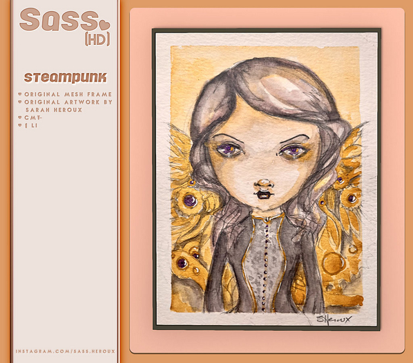 sass [hd] original artwork / steampunk