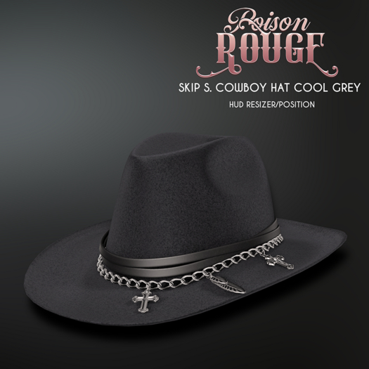POISON ROUGE Skip S Hat Cool Grey