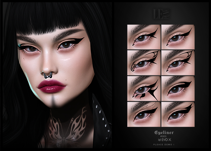 [ LEPUNK ] Eyeliner #003 +EVOX+ BOM [addme]