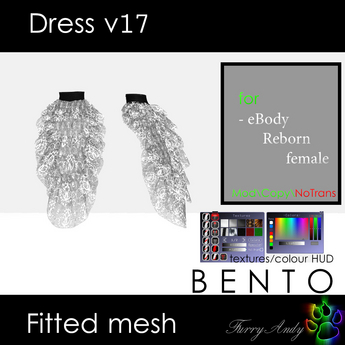 Second Life Marketplace - DEMO - Furry Andy - Dress v17 for eBody Reborn