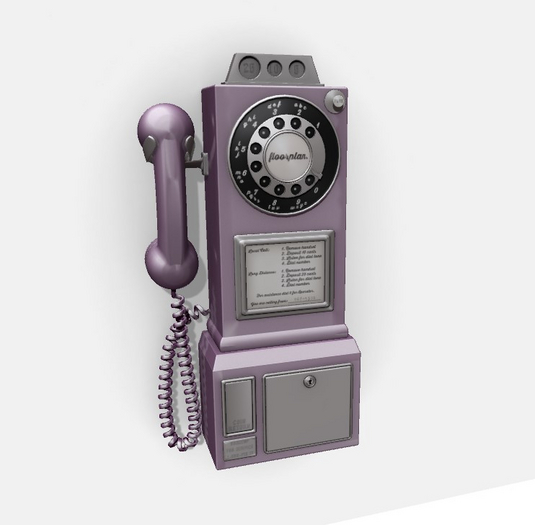 floorplan. payphone / purple