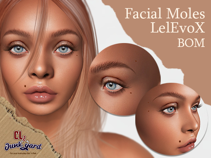 CL2-Junkyard: LelEvoX Facial Moles-tintable