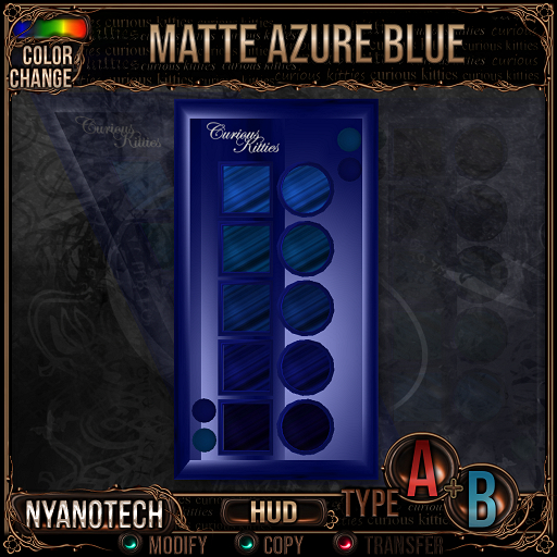 *C:K* Nyanotech HUD [Type A+B] - Matte Azure Blue