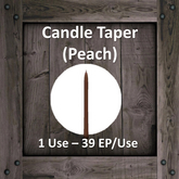 DFS Candle Taper (Peach) (DFS - Texture Only)