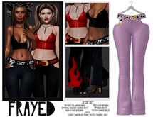 Frayed - Jesse Pants - Lilac