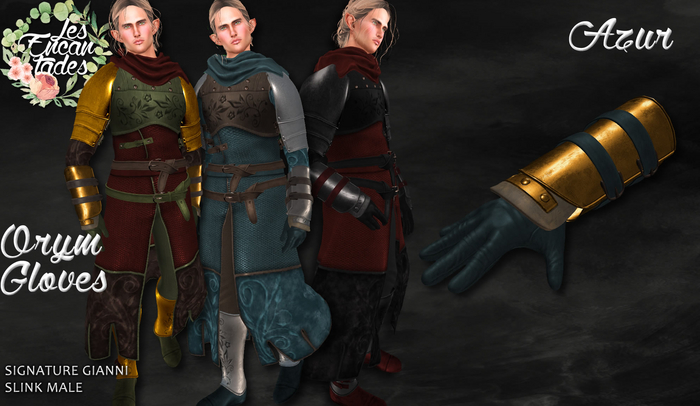 *LE* Orym Gloves Azur