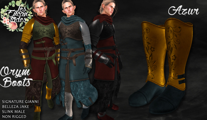 *LE* Orym Boots Azur