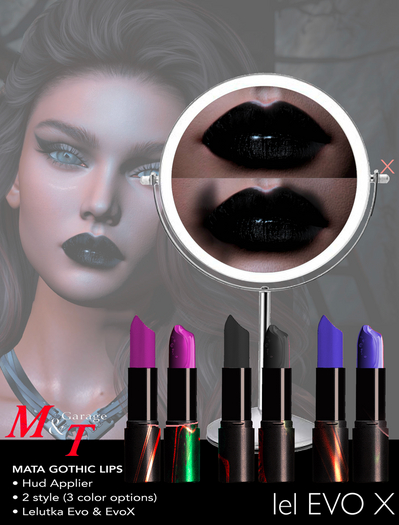 M&T Mata Gothic Lips  - LeLUTKA