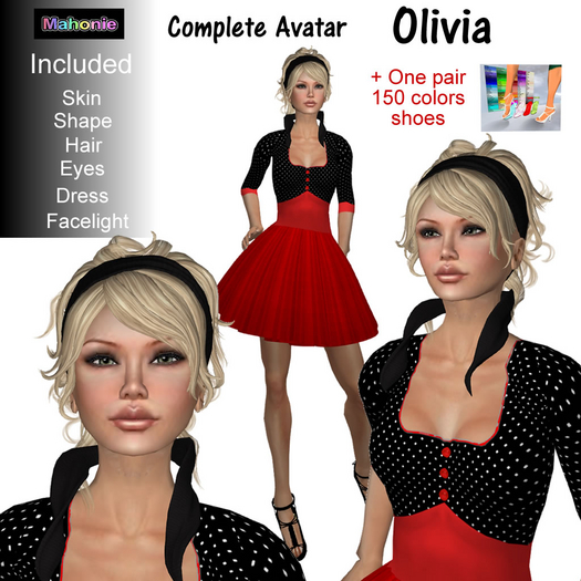 Complete Avatar Olivia (Mahonie Shop)