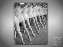 Ballet Dancers | Art Photo Poster | Mesh Clip Frame 