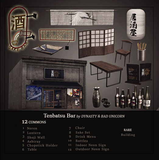 DYNASTY x Bad Unicorn - Tenbatsu Bar Gacha - Fatpack