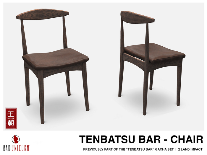DYNASTY x Bad Unicorn: Tenbatsu Bar: Chair