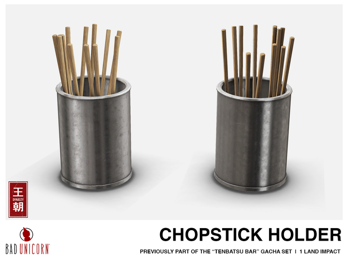 DYNASTY x Bad Unicorn: Tenbatsu Bar: Chopstick Holder