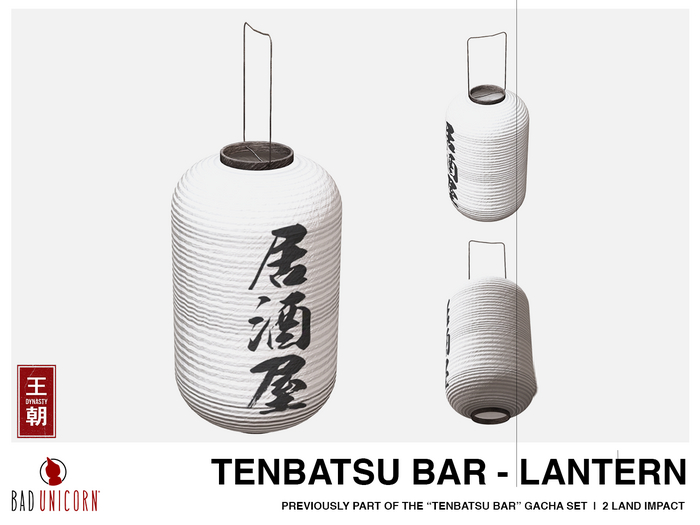 DYNASTY x Bad Unicorn: Tenbatsu Bar: Lantern