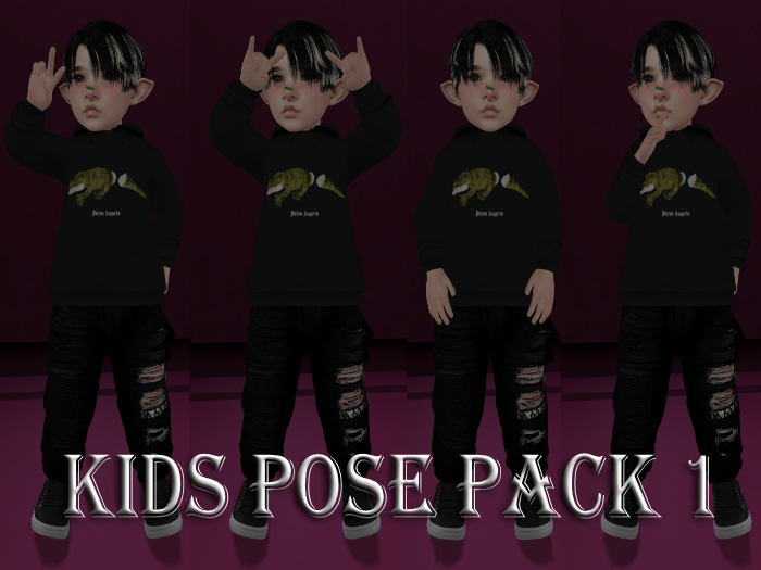 Kids pose pack