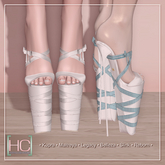[HC] Parisa White Extreme Heels for Kupra, Maitreya, Legacy, Belleza, Slink & Reborn