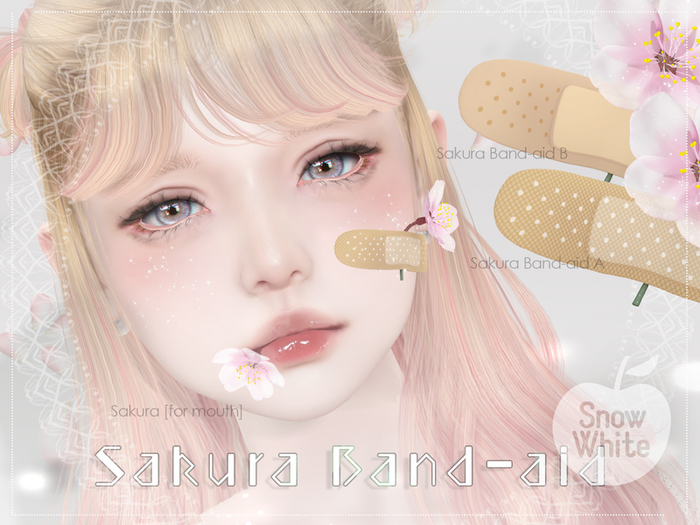 ::SnowWhite:: Sakura Band-aid