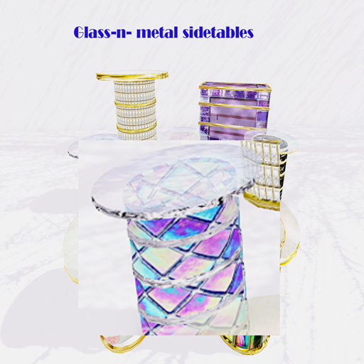 Silver Pastelside Table