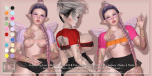 [HC] Parisa Top & Shrug Fat Pack for Kupra, Kups, Maitreya, Legacy, Belleza, Slink & Reborn