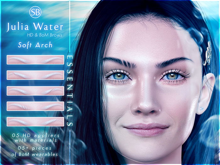 Eyebrows, LeLutka Evox: JuliaWater.SoftArch.S.ESSENTIALS