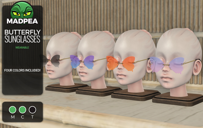 MadPea Butterfly Sunglasses