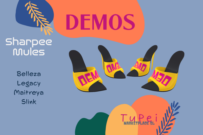 TuPei  Sharpee Mules - DEMOS