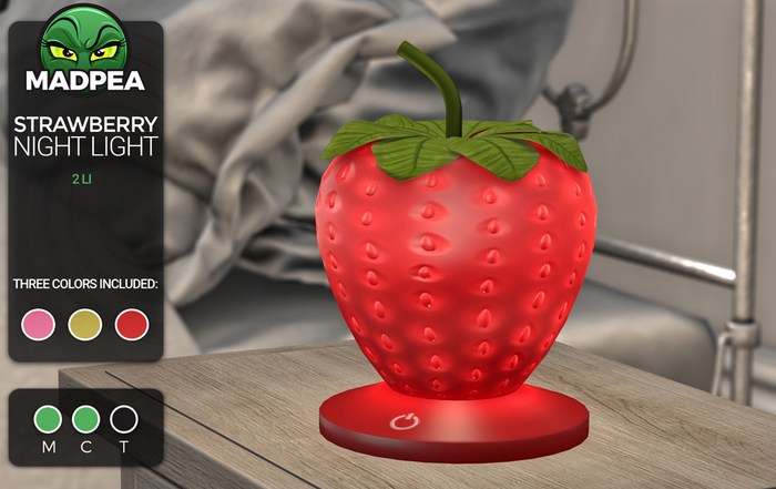 MadPea Strawberry Nightlight