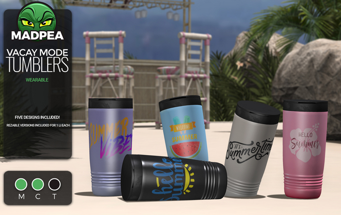 MadPea Vacay Mode Tumblers