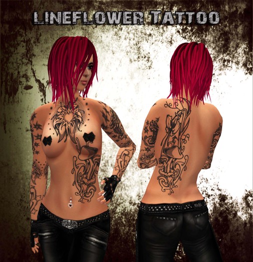 line_flower_tattoo